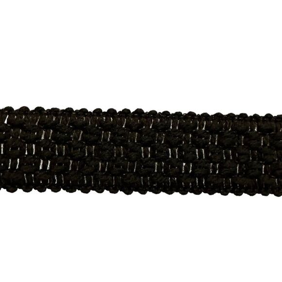 Vintage Black 1” elastic braid - 5 yards. Beer-Stern Co. New York. - Picture 7 of 7